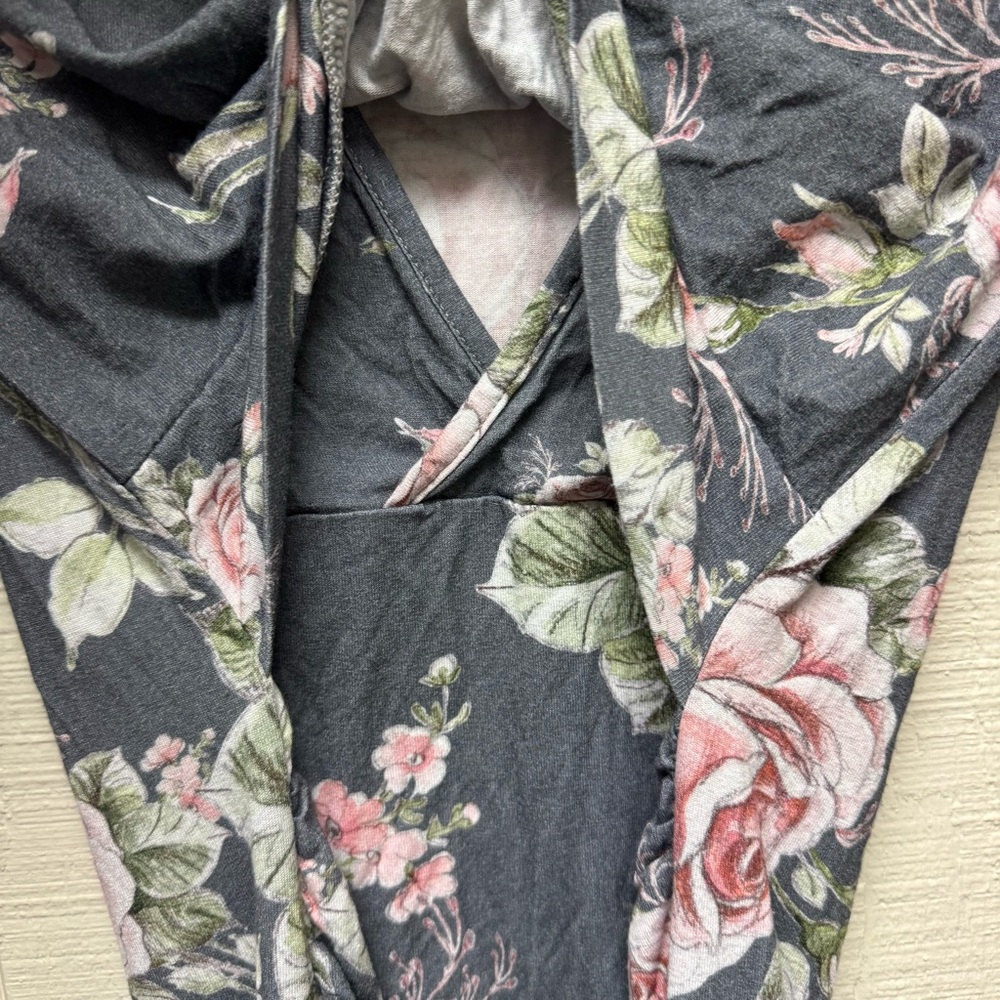 Floral Nursing Dress Maternity Nursing Mama - Picture 3 of 8
